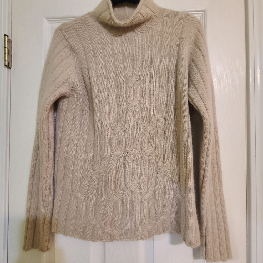 Rosanna beige wool and angora sweater